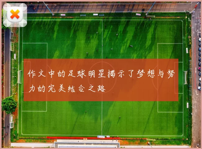 作文中的足球明星揭示了梦想与努力的完美结合之路