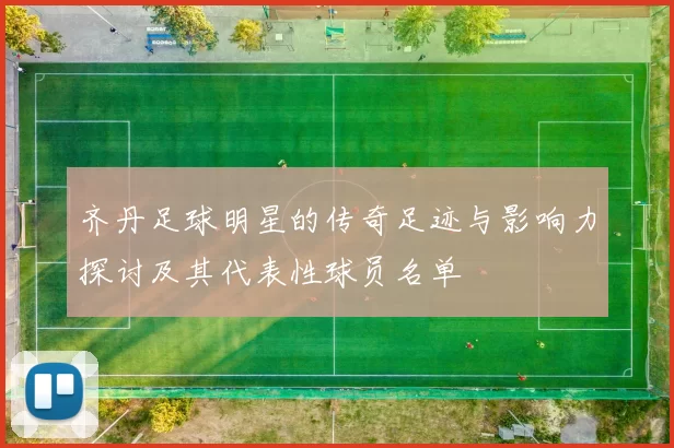 齐丹足球明星的传奇足迹与影响力探讨及其代表性球员名单